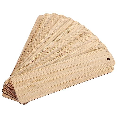 TEHAUX 10 Stück Teiliges Holz Lesezeichen zum Basteln Unbedruckte Holzschilder für DIY Buchmarkierungen Beschreibbare Kreative Bastelanhänger für Personalisierte und Dekoration TEHAUX 10 Stück Teiliges Holz Lesezeichen zum Basteln Unbedruckte Holzschilder für DIY Buchmarkierungen Beschreibbare Kreative Bastelanhänger für Personalisierte und Dekoration von TEHAUX