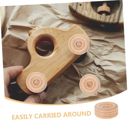 TEHAUX 10 Stück Teiliges Kleine Holzräder DIY handwerk Robuste Holzspielzeug räder für Modellbau Bastelprojekte und Lernspiele Vielseitig Einsetzbar und Langlebig TEHAUX 10 Stück Teiliges Kleine Holzräder DIY handwerk Robuste Holzspielzeug räder für Modellbau Bastelprojekte und Lernspiele Vielseitig Einsetzbar und Langlebig von TEHAUX