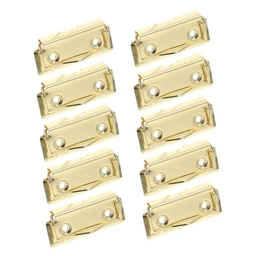 TEHAUX 10 Stück Teiliges Metall klemmbrett clips aus Aluminiumlegierung Langlebige und Tragbare Büro Schul organizer Vielseitige Befestigungsklammern für Dokumente Notizen Kalender TEHAUX 10 Stück Teiliges Metall klemmbrett clips aus Aluminiumlegierung Langlebige und Tragbare Büro Schul organizer Vielseitige Befestigungsklammern für Dokumente Notizen Kalender von TEHAUX