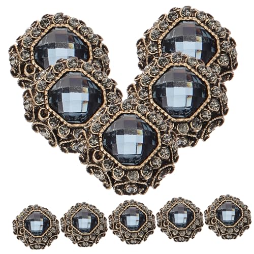 TEHAUX 10 Stück Teiliges Metallknöpfe mit Strassbesatz Robuste Zierknöpfe für Mantel Wolljacke und DIY Kleidung Modische Nähknöpfe mit Funkelnden Kristallen Langlebiges Accessoire für TEHAUX 10 Stück Teiliges Metallknöpfe mit Strassbesatz Robuste Zierknöpfe für Mantel Wolljacke und DIY Kleidung Modische Nähknöpfe mit Funkelnden Kristallen Langlebiges Accessoire für von TEHAUX
