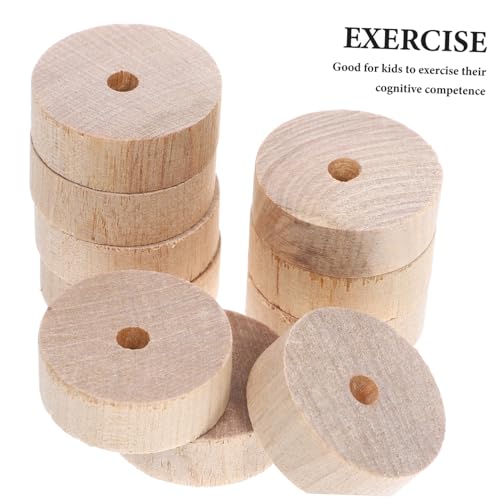 TEHAUX 10 Stück Teiliges Miniatur Holzräder aus Langlebigem Holz für DIY Bastelprojekte Kreative Fahrzeugmodelle Handgefertigte Spielzeuge und Bausätze für Hobbyisten TEHAUX 10 Stück Teiliges Miniatur Holzräder aus Langlebigem Holz für DIY Bastelprojekte Kreative Fahrzeugmodelle Handgefertigte Spielzeuge und Bausätze für Hobbyisten von TEHAUX