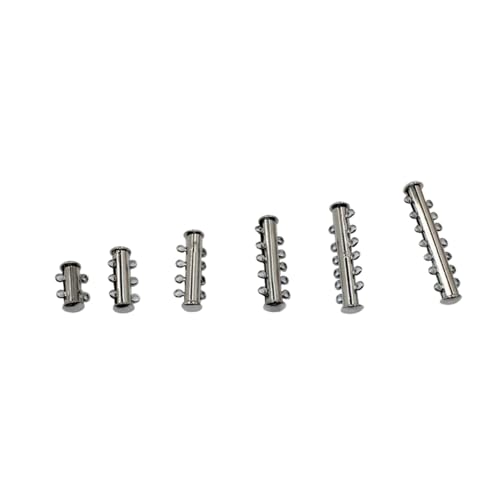 TEHAUX 10 Stück Teiliges Schmuckverschluss mit Magnet Rohrverschluss Mehrfach Strang Perlenverschluss für Armband und Halskette DIY Schmuckherstellung Vielseitige Verbinder TEHAUX 10 Stück Teiliges Schmuckverschluss mit Magnet Rohrverschluss Mehrfach Strang Perlenverschluss für Armband und Halskette DIY Schmuckherstellung Vielseitige Verbinder von TEHAUX