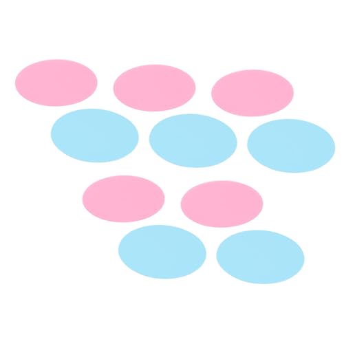 TEHAUX 10 Stück Teiliges Set Silikon Nagelpalette für Nagelkunst Blau zum von Farben Lippenstiften Pigmenten Hochwertiges Langlebiges Zubehör für DIY Nageldesigns von TEHAUX