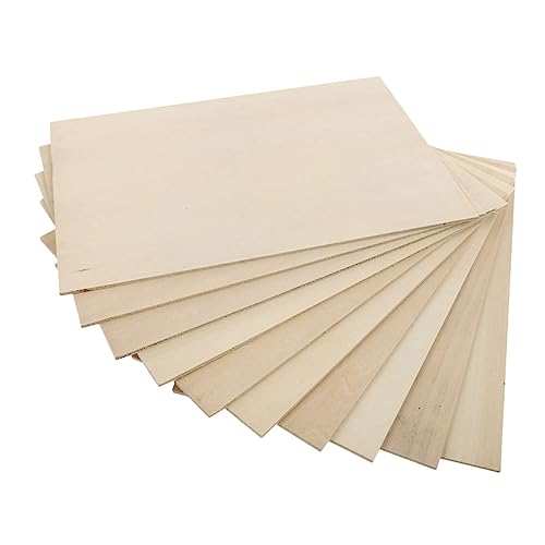 TEHAUX 10 Stück Teiliges Unlackierte Balsaholzplatten Rechteckige Holzblöcke für DIY Basteln Malerei Holzgravur Kunsthandwerk Zubehör TEHAUX 10 Stück Teiliges Unlackierte Balsaholzplatten Rechteckige Holzblöcke für DIY Basteln Malerei Holzgravur Kunsthandwerk Zubehör von TEHAUX
