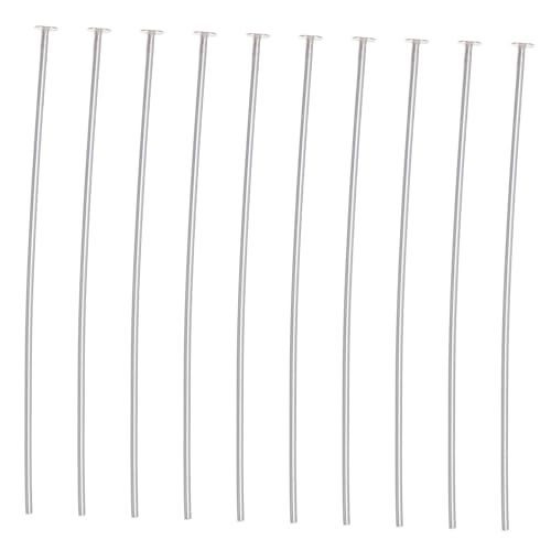 TEHAUX 10 Stück Zubehör für Ohrringmaterial Kette Crimpen Ergebnisse Armbänder Reiz bastelzeug jewelry making supplies Ohrringe machen Stifte Zubehör zur Schmuckherstellung Silber- Silver TEHAUX 10 Stück Zubehör für Ohrringmaterial Kette Crimpen Ergebnisse Armbänder Reiz bastelzeug jewelry making supplies Ohrringe machen Stifte Zubehör zur Schmuckherstellung Silber- Silver von TEHAUX