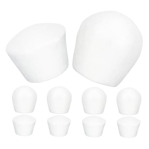 TEHAUX 10 x Schaumstoff-Dummy-Kuchenmodelle, Cupcake-Formen für Kuchenformen und Hochzeits-Party-Dekorationen, wiederverwendbare Schaumstoff-Backwerkzeuge für Designs TEHAUX 10 x Schaumstoff-Dummy-Kuchenmodelle, Cupcake-Formen für Kuchenformen und Hochzeits-Party-Dekorationen, wiederverwendbare Schaumstoff-Backwerkzeuge für Designs von TEHAUX