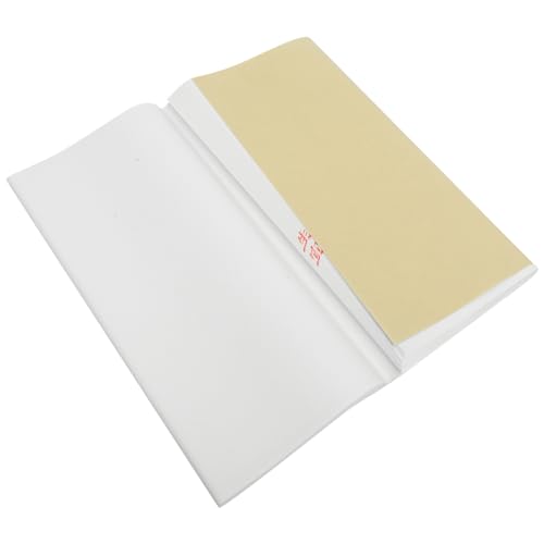 TEHAUX 100 Blatt Karton aus rohem Reis Kalligraphiepapier Papier zum Zeichnen dickes Papier Decoupage Paper calligraphy paper letter paper Malen von Xuan-Papier DIY-Papier schreiben Weiß TEHAUX 100 Blatt Karton aus rohem Reis Kalligraphiepapier Papier zum Zeichnen dickes Papier Decoupage Paper calligraphy paper letter paper Malen von Xuan-Papier DIY-Papier schreiben Weiß von TEHAUX