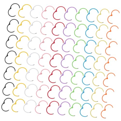 TEHAUX 100 Stück Bunte Metall Buchringe Außendurchmesser Robuste Offene Binder Ringe mit Kratzfester Oberfläche und Stabilem Metallverschluss für Kalender Notizbücher Karteikarten Büro TEHAUX 100 Stück Bunte Metall Buchringe Außendurchmesser Robuste Offene Binder Ringe mit Kratzfester Oberfläche und Stabilem Metallverschluss für Kalender Notizbücher Karteikarten Büro von TEHAUX