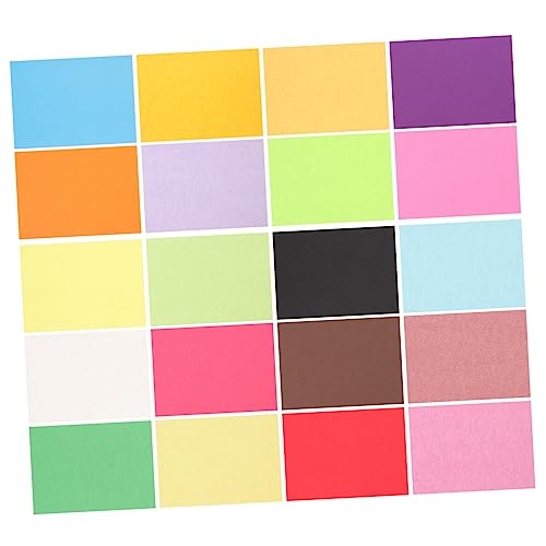 TEHAUX 100 Stück Buntes Bastelpapier DIY Papier Farben für Schneidearbeiten Origami und Schulprojekte für Kreative Bastelideen von TEHAUX