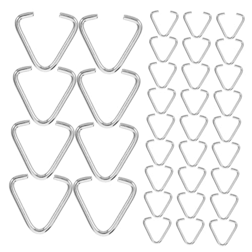 TEHAUX 100 Stück Dreieck Sprungringe Offene Schmuck Ösen Einfach Einzuhängend Vielseitig für Schlüsselanhänger Schmuckherstellung DIY Basteln TEHAUX 100 Stück Dreieck Sprungringe Offene Schmuck Ösen Einfach Einzuhängend Vielseitig für Schlüsselanhänger Schmuckherstellung DIY Basteln von TEHAUX
