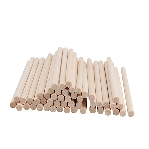 TEHAUX 100 Stück Holz eisstäbe bastel materialien Geschenkidee unikal Hersteller Trichter werkzeug handgemachte Kuchenversorgung Eisstangen Eisstiele selber machen hölzern Khaki von TEHAUX