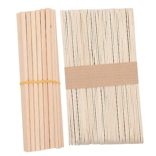 TEHAUX 100 Stück Holzstock Jumbo Stöcke für Essen am Stiel groß Lolly-Sticks Pop bastelmaterial bastel materialien holzspielzeug liefert Zubehör für Eisstangen hölzern Light Brown TEHAUX 100 Stück Holzstock Jumbo Stöcke für Essen am Stiel groß Lolly-Sticks Pop bastelmaterial bastel materialien holzspielzeug liefert Zubehör für Eisstangen hölzern Light Brown von TEHAUX