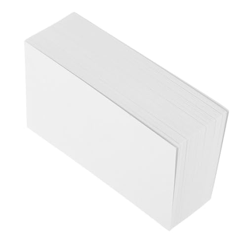 TEHAUX 100 Stück Kleine Weiße Blanko notizkarten Vielseitige Karteikarten Memo Pads zum Beschriften und Lernen für Büro Schule und Zuhause TEHAUX 100 Stück Kleine Weiße Blanko notizkarten Vielseitige Karteikarten Memo Pads zum Beschriften und Lernen für Büro Schule und Zuhause von TEHAUX