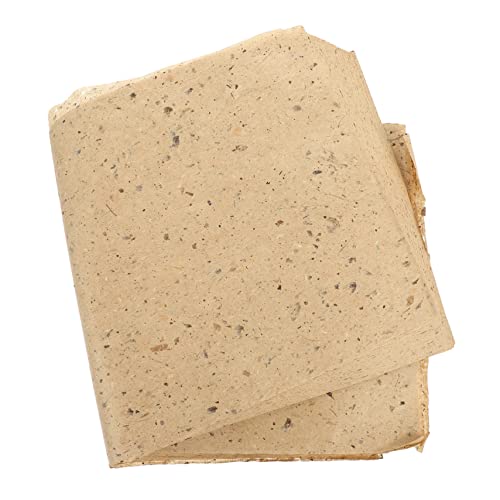 TEHAUX 100 Stück Maulbeerpapier malen Aquarellpapier Zeichenpapier Zeichnungsangebot Pergament texturiert calligraphy paper schönschreibübungen kraft paper Blatt Bastelpapier Reis Papier von TEHAUX