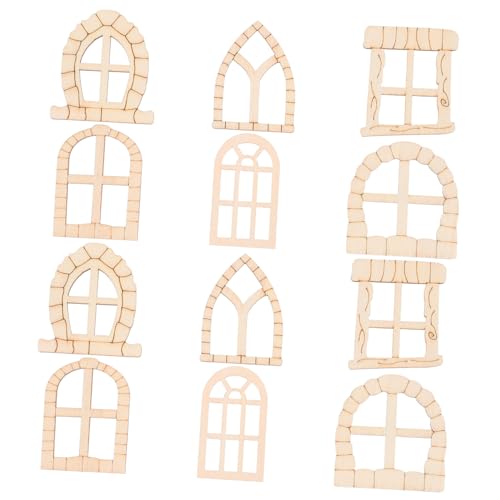 TEHAUX 100 Stück Miniatur Holzfensterrahmen Feentüren zum Bemalen Unfertige DIY Garten Dekoration für Bäume Gartentüren Balkon Fenster Zauberhafte Naturinspiration TEHAUX 100 Stück Miniatur Holzfensterrahmen Feentüren zum Bemalen Unfertige DIY Garten Dekoration für Bäume Gartentüren Balkon Fenster Zauberhafte Naturinspiration von TEHAUX