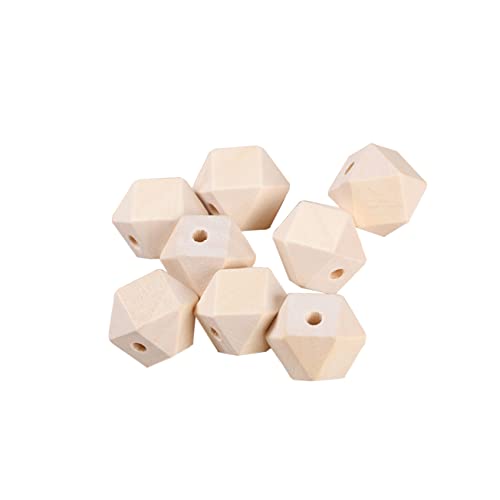TEHAUX 100 Stück Natürliche Holzperlen Oktagonal Poliert DIY Holzperlen für Schmuckherstellung Bastelprojekte Abstandshalter aus Naturholz TEHAUX 100 Stück Natürliche Holzperlen Oktagonal Poliert DIY Holzperlen für Schmuckherstellung Bastelprojekte Abstandshalter aus Naturholz von TEHAUX