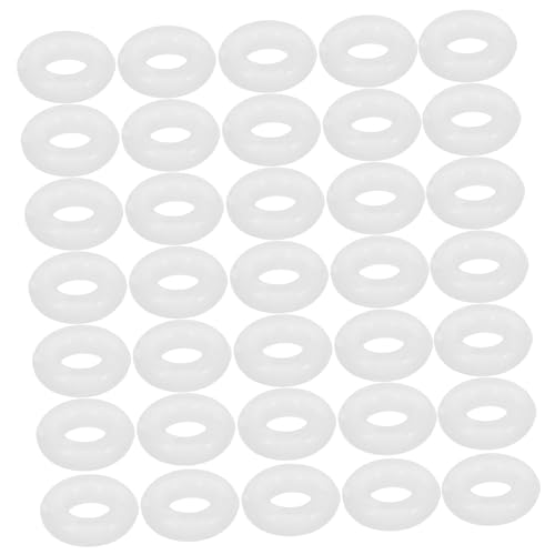 TEHAUX 100 Stück Silikon Positionierungsring Charm Stopper Schmuckzubehör Zur Herstellung Von Schmuck Perlen Abstandshalter Ringstopper Abstandshalter Perlen Abstandsperlen von TEHAUX