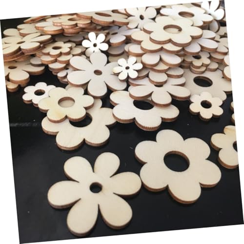 TEHAUX 100 Stück Teiliges DIY Holzbastelset mit Blumenmotiven Robuste Holzblumen für Kreative Malerei Graffiti und Zeichnungen Pädagogisches Kinderspielzeug Kreativität und TEHAUX 100 Stück Teiliges DIY Holzbastelset mit Blumenmotiven Robuste Holzblumen für Kreative Malerei Graffiti und Zeichnungen Pädagogisches Kinderspielzeug Kreativität und von TEHAUX