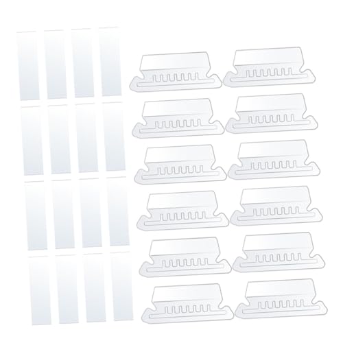 TEHAUX 100 Stück Teiliges Transparente Hängeordner registerkarten und Einlagen aus PVC Kleine Beschriftbare Dateiordner tabs zur Einfachen Dateiidentifikation für Büro Schule und TEHAUX 100 Stück Teiliges Transparente Hängeordner registerkarten und Einlagen aus PVC Kleine Beschriftbare Dateiordner tabs zur Einfachen Dateiidentifikation für Büro Schule und von TEHAUX