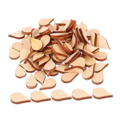 TEHAUX 100 Stück Wassertröpfchenförmige Holzstücke Handgemachte Dekorationschips für DIY Projekte für Scrapbooking und Bastelarbeiten TEHAUX 100 Stück Wassertröpfchenförmige Holzstücke Handgemachte Dekorationschips für DIY Projekte für Scrapbooking und Bastelarbeiten von TEHAUX