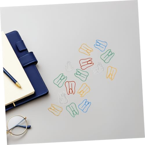 TEHAUX 100 Stück Zahnförmige Metall Büroklammern Bunte Starke Paper Clips Für Büro Schule Zuhause Vielseitig Langlebig Leicht Tragbar Zum Organisieren Von Dokumenten Notizen TEHAUX 100 Stück Zahnförmige Metall Büroklammern Bunte Starke Paper Clips Für Büro Schule Zuhause Vielseitig Langlebig Leicht Tragbar Zum Organisieren Von Dokumenten Notizen von TEHAUX