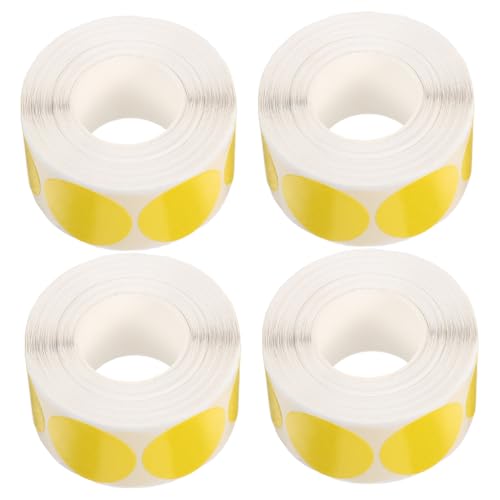 TEHAUX 1000 Stück Gelbe Runde Punktetiketten Selbstklebend Schreibbar Farbcodierung Aufkleber Für Lagerverwaltung Klassenzimmer Geschenkversand TEHAUX 1000 Stück Gelbe Runde Punktetiketten Selbstklebend Schreibbar Farbcodierung Aufkleber Für Lagerverwaltung Klassenzimmer Geschenkversand von TEHAUX