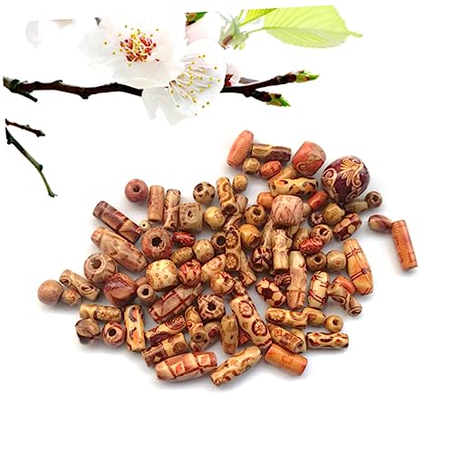 TEHAUX 100Stücke Holzperlen Für Schmuckherstellung DIY Accessoires Zufällige Bastelmaterialien Hochzeiten Partys Und Schulprojekte TEHAUX 100Stücke Holzperlen Für Schmuckherstellung DIY Accessoires Zufällige Bastelmaterialien Hochzeiten Partys Und Schulprojekte von TEHAUX