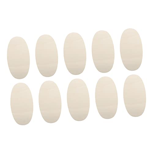 TEHAUX 10Stücke Unvollendete Holzscheiben DIY Anhänger für Kreative Bastelprojekte Ovales Design für Geschenketiketten Hochzeiten und Partys TEHAUX 10Stücke Unvollendete Holzscheiben DIY Anhänger für Kreative Bastelprojekte Ovales Design für Geschenketiketten Hochzeiten und Partys von TEHAUX