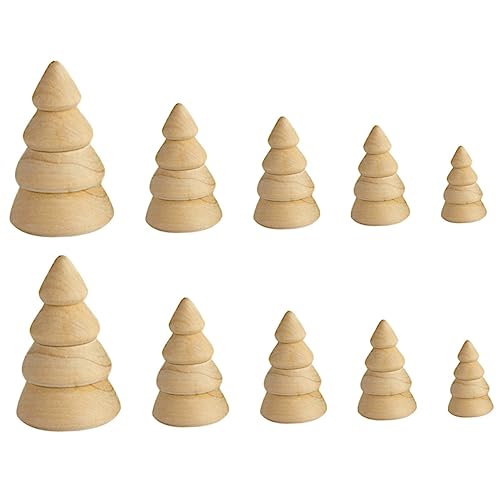 TEHAUX 10stücke Kreative Kleine -Weihnachtsbaum-Dekorationen Für Unbemalt Für -projekte Weihnachtsdeko Für Zuhause TEHAUX 10stücke Kreative Kleine -Weihnachtsbaum-Dekorationen Für Unbemalt Für -projekte Weihnachtsdeko Für Zuhause von TEHAUX