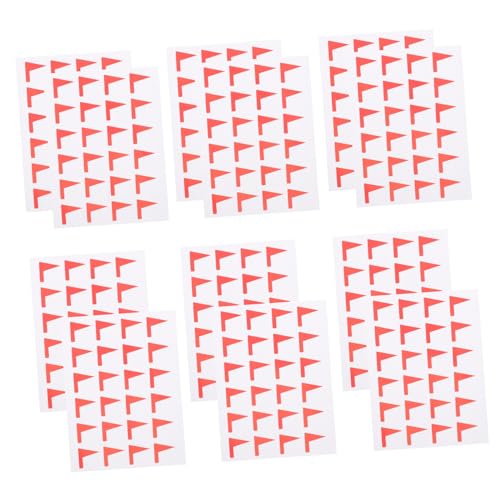 TEHAUX 12 Blatt Selbstklebende Flaggen Form Aufkleber Praktische Klebeetiketten für Markierung Planung Klassifizierung Vielseitig Einsetzbare Dekorative Sticker für Büro und Zuhause TEHAUX 12 Blatt Selbstklebende Flaggen Form Aufkleber Praktische Klebeetiketten für Markierung Planung Klassifizierung Vielseitig Einsetzbare Dekorative Sticker für Büro und Zuhause von TEHAUX