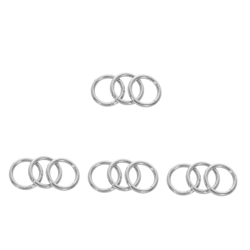 TEHAUX 12 Stck. Teiliges Ringverschluss mit Federmechanismus Korrosionsbeständig Vielseitig Einsetzbar für Taschen Schlüsselanhänger und DIY Schmuckzubehör Langlebig und TEHAUX 12 Stck. Teiliges Ringverschluss mit Federmechanismus Korrosionsbeständig Vielseitig Einsetzbar für Taschen Schlüsselanhänger und DIY Schmuckzubehör Langlebig und von TEHAUX