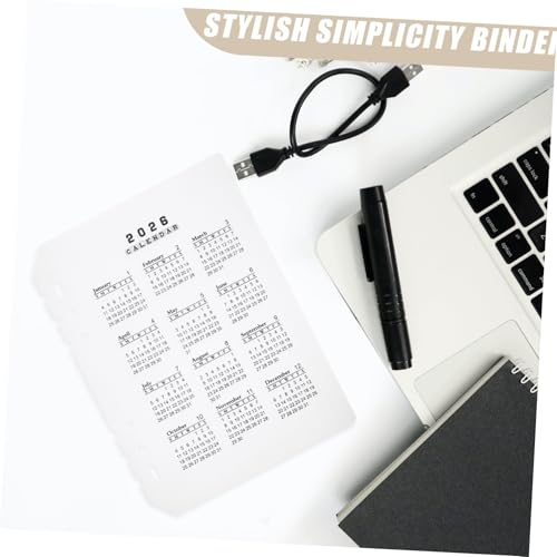 TEHAUX 12 Stück Kalender Trennblätter Teilig Transparente PP Frosted Register für Ringordner Abnehmbare Nachfüllbare Kalender Einlagen für Effiziente Tagesplanung TEHAUX 12 Stück Kalender Trennblätter Teilig Transparente PP Frosted Register für Ringordner Abnehmbare Nachfüllbare Kalender Einlagen für Effiziente Tagesplanung von TEHAUX