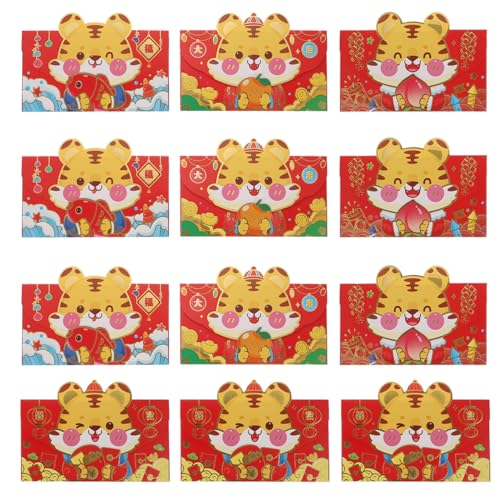TEHAUX 12 Stück Rote Umschläge Chinesisches Neujahrsfest Kreative Karton lai See Geschenktüten Für Hochzeit Geburtstag Traditionelle Frühlingsfest Dekoration TEHAUX 12 Stück Rote Umschläge Chinesisches Neujahrsfest Kreative Karton lai See Geschenktüten Für Hochzeit Geburtstag Traditionelle Frühlingsfest Dekoration von TEHAUX