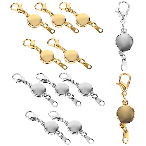 TEHAUX 12 Stück Schmuckschnalle Karabinerverschluss armbandverschluss verschluss für armbänder Magnetverschluss-Anschlüsse magnetische Verlängerungsschnallen für Halsketten Legierung TEHAUX 12 Stück Schmuckschnalle Karabinerverschluss armbandverschluss verschluss für armbänder Magnetverschluss-Anschlüsse magnetische Verlängerungsschnallen für Halsketten Legierung von TEHAUX