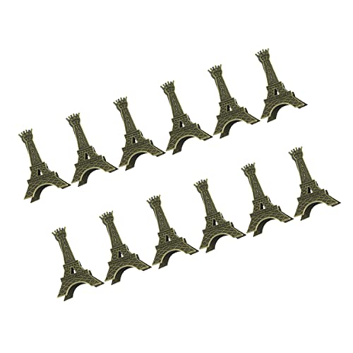 TEHAUX 12 Stück Teiliges Eiffelturm Memo Clips Kreative Metall Büroklammern für Fotos Notizen und Tischdekorationen für Hochzeiten Geburtstage und Feiern von TEHAUX