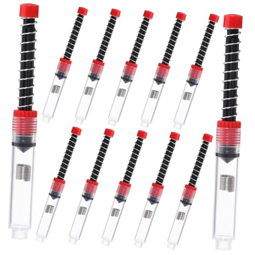TEHAUX 12 Stück Teiliges Füllfederhalter Tintenabsorber Durchmesser Elastischer Tintenfüller Nachfüllbar Ergonomisch Stabil Langlebig Für Füllhalter Zubehör von TEHAUX