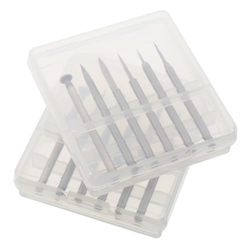 TEHAUX 12 Stück Teiliges Holzschnitzbohrer Schaft Präzise Holzgravur Fräsbohrer für DIY Holzarbeiten Vielseitig Einsetzbar zum Gravieren Schleifen und Bohren Geeignet für Drehwerkzeuge von TEHAUX
