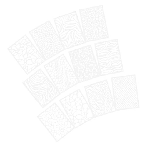 TEHAUX 12 Stück Teiliges Leopardenmuster Schablonen Wiederverwendbare Wand und Sprühfarbe Schablonen Praktische DIY Malvorlagen für Bastelprojekte Vielseitig für Wandgestaltung und TEHAUX 12 Stück Teiliges Leopardenmuster Schablonen Wiederverwendbare Wand und Sprühfarbe Schablonen Praktische DIY Malvorlagen für Bastelprojekte Vielseitig für Wandgestaltung und von TEHAUX