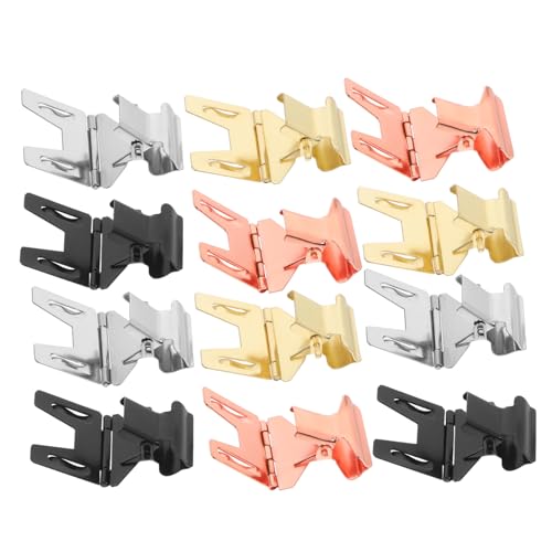 TEHAUX 12 Stück Teiliges Metall Preisschild Clips Drehbare Verstellbare Halter für Warenpräsentation Stabiler Griff Vielseitig für Regale Körbe Preisschilder im Einzelhandel TEHAUX 12 Stück Teiliges Metall Preisschild Clips Drehbare Verstellbare Halter für Warenpräsentation Stabiler Griff Vielseitig für Regale Körbe Preisschilder im Einzelhandel von TEHAUX
