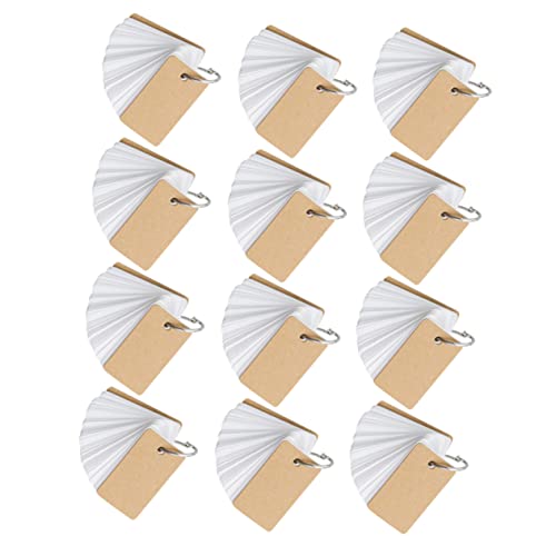 TEHAUX 12 Stück Wortbuch Hinweis Pads Klein Notizbilder Farbig Notizbuch Schlüssel Schmucklos Notizblock Notizbücher Notizen Lernkarten Notizpolster Stichwort Ring Notizblöcke Weiß Papier TEHAUX 12 Stück Wortbuch Hinweis Pads Klein Notizbilder Farbig Notizbuch Schlüssel Schmucklos Notizblock Notizbücher Notizen Lernkarten Notizpolster Stichwort Ring Notizblöcke Weiß Papier von TEHAUX