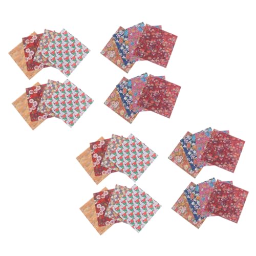 TEHAUX 120 Blatt Faltpapier Doppelseitiges Origami Papier für DIY Bastelprojekte Quadratisch für Kreative Bastelstunden Japanisches Blumenmuster TEHAUX 120 Blatt Faltpapier Doppelseitiges Origami Papier für DIY Bastelprojekte Quadratisch für Kreative Bastelstunden Japanisches Blumenmuster von TEHAUX