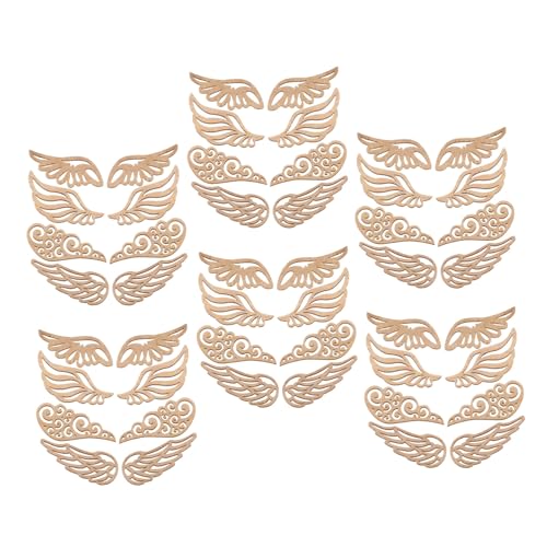 TEHAUX 120 Stück Holzscheiben Hölzerne Engelsflügel Holzmalerei Basteln Große Mengen Engelsflügel Für Ornamente Holzengelflügel Holzornamentscheiben Holzornamente Zum Basteln TEHAUX 120 Stück Holzscheiben Hölzerne Engelsflügel Holzmalerei Basteln Große Mengen Engelsflügel Für Ornamente Holzengelflügel Holzornamentscheiben Holzornamente Zum Basteln von TEHAUX