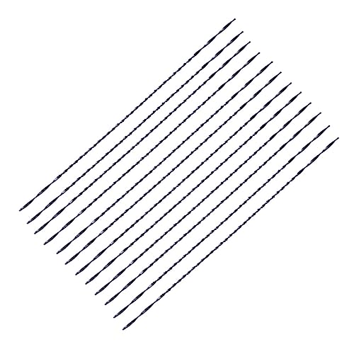 TEHAUX 12Stücke Teiliges U Förmige Sägen Klingen für DIY Projekte Hochwertige Spiralblätter für Präzises für Anfänger und Modellbauer von TEHAUX