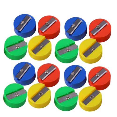TEHAUX 140 Stück Teiliges Kunststoff Anspitzer Rundes Design Handlicher Manueller Bleistiftspitzer für Schüler Schulbedarf Farbige Auswahl Zufällige Farbe TEHAUX 140 Stück Teiliges Kunststoff Anspitzer Rundes Design Handlicher Manueller Bleistiftspitzer für Schüler Schulbedarf Farbige Auswahl Zufällige Farbe von TEHAUX