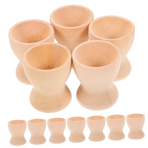 TEHAUX 15 Stück Teiliges Holz Eierbecher für Ostereier Halterung DIY Basteln Ständer aus Natürlichem Holz für Osterdeko und Sichere Aufbewahrung von Bemalten Eiern TEHAUX 15 Stück Teiliges Holz Eierbecher für Ostereier Halterung DIY Basteln Ständer aus Natürlichem Holz für Osterdeko und Sichere Aufbewahrung von Bemalten Eiern von TEHAUX