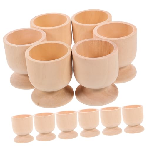 TEHAUX 15 Stück Teiliges Holz Eierhalter Unvollendet Stabiler Eierständer mit Glatter Oberfläche für Ostereier Dekoration Küche Frühstück Party Hochzeit TEHAUX 15 Stück Teiliges Holz Eierhalter Unvollendet Stabiler Eierständer mit Glatter Oberfläche für Ostereier Dekoration Küche Frühstück Party Hochzeit von TEHAUX