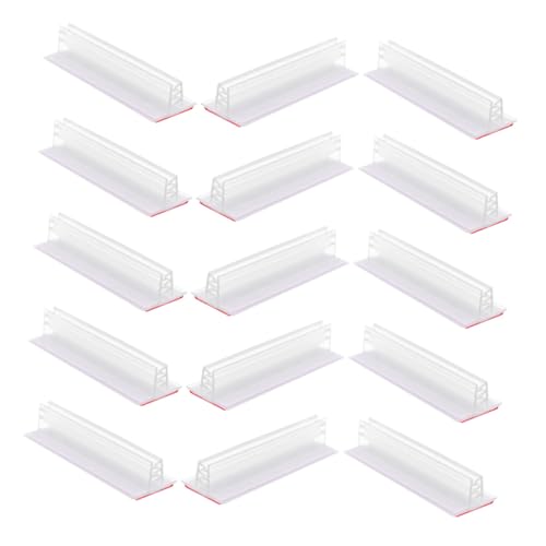 TEHAUX 15 Stück Teiliges Selbstklebende PVC Preisschildhalter für Karten und Etiketten Vielseitig Einsetzbar für Supermarkt Restaurant Ausstellung Einfache Befestigung Universeller TEHAUX 15 Stück Teiliges Selbstklebende PVC Preisschildhalter für Karten und Etiketten Vielseitig Einsetzbar für Supermarkt Restaurant Ausstellung Einfache Befestigung Universeller von TEHAUX