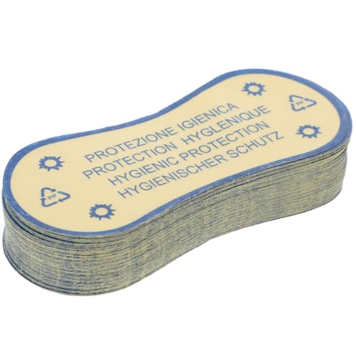 TEHAUX 150 Stk Warnschilder für Badeanzüge Selbstklebender Aufkleber für Privatteile Schutzaufkleber für Badebekleidung pädiprotect schutzzelt selbstklebende Slipeinlage PVC selbstklebend von TEHAUX