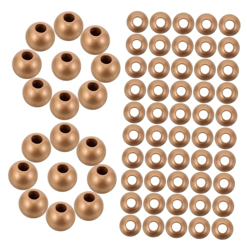 TEHAUX 150 Stück Gefärbte Holzperlen mit Großem Loch Natürliche Langlebige Holzperlen für DIY Schmuck Armbänder Halsketten Schlüsselanhänger und Kreative Bastelprojekte TEHAUX 150 Stück Gefärbte Holzperlen mit Großem Loch Natürliche Langlebige Holzperlen für DIY Schmuck Armbänder Halsketten Schlüsselanhänger und Kreative Bastelprojekte von TEHAUX