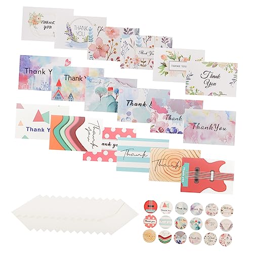 TEHAUX 18 Sätze Danke Dir Karte Schreibwaren Weihnachtskarte Dekorationen Weihnachten Aufkleber Leere Karten Karteikarten Dekorative Segenskarten Geschenkumschläge Mit Nachrichten Papier TEHAUX 18 Sätze Danke Dir Karte Schreibwaren Weihnachtskarte Dekorationen Weihnachten Aufkleber Leere Karten Karteikarten Dekorative Segenskarten Geschenkumschläge Mit Nachrichten Papier von TEHAUX